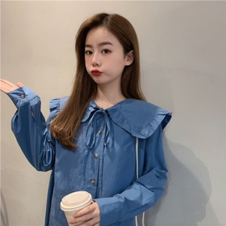 [ORDER] ÁO KIỂU SƠ MI CỔ BÈO ULZZANG 7-15DAYS