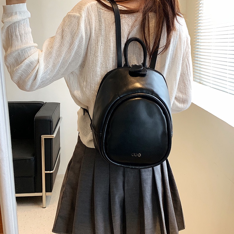 Balo JASMIN NOIR bằng da PU thiết kế đơn giản kiểu dáng thời trang xinh xắn cho nữ