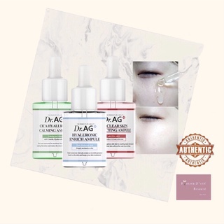 Tinh chất làm dịu và căng mịn da DR.AG+ Cica hyaluronic calming Ampule