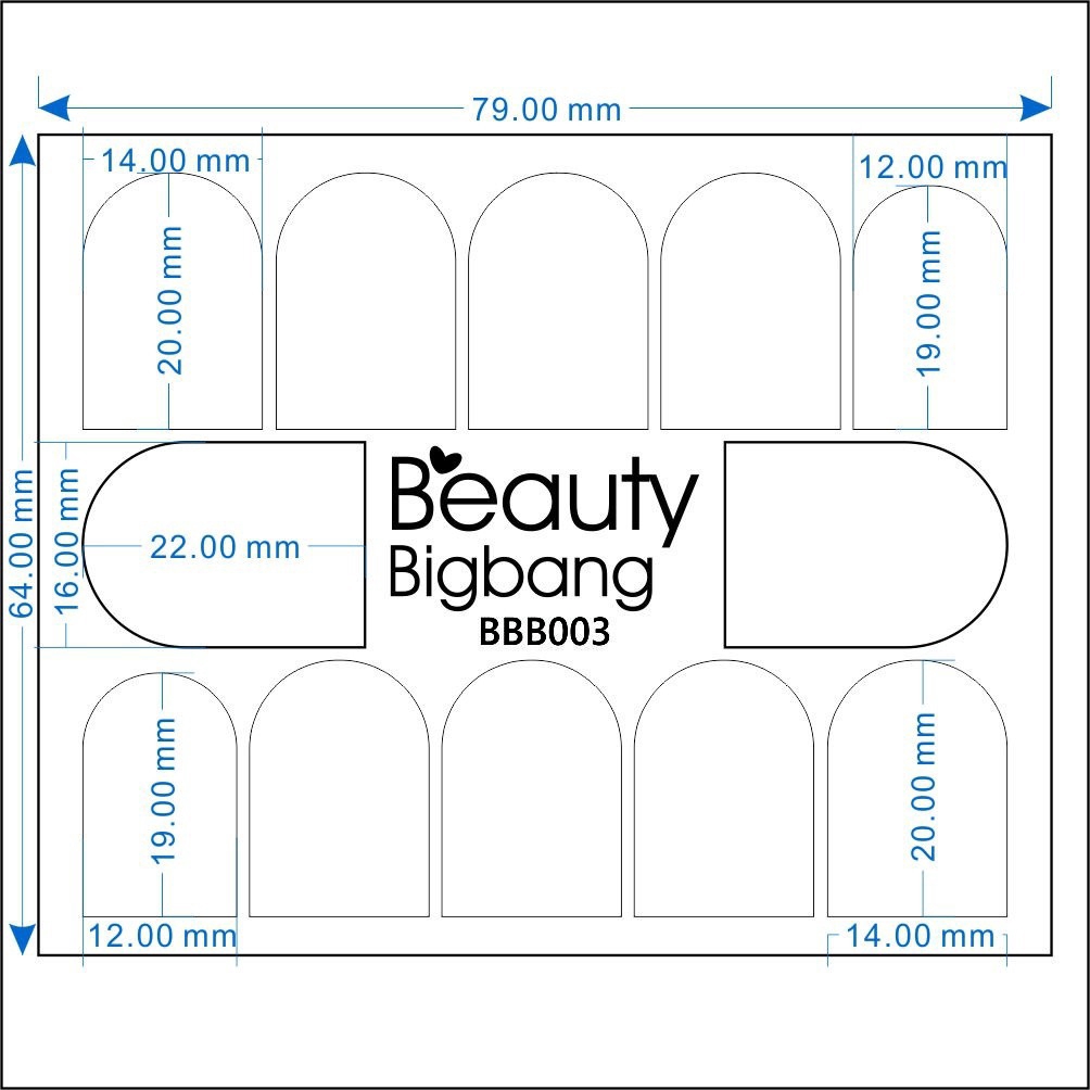 (Hàng Mới Về) Set 5 Tấm Hình Dán Trang Trí Móng Tay Chuyên Dụng Cho Salon Bbb003 Cep