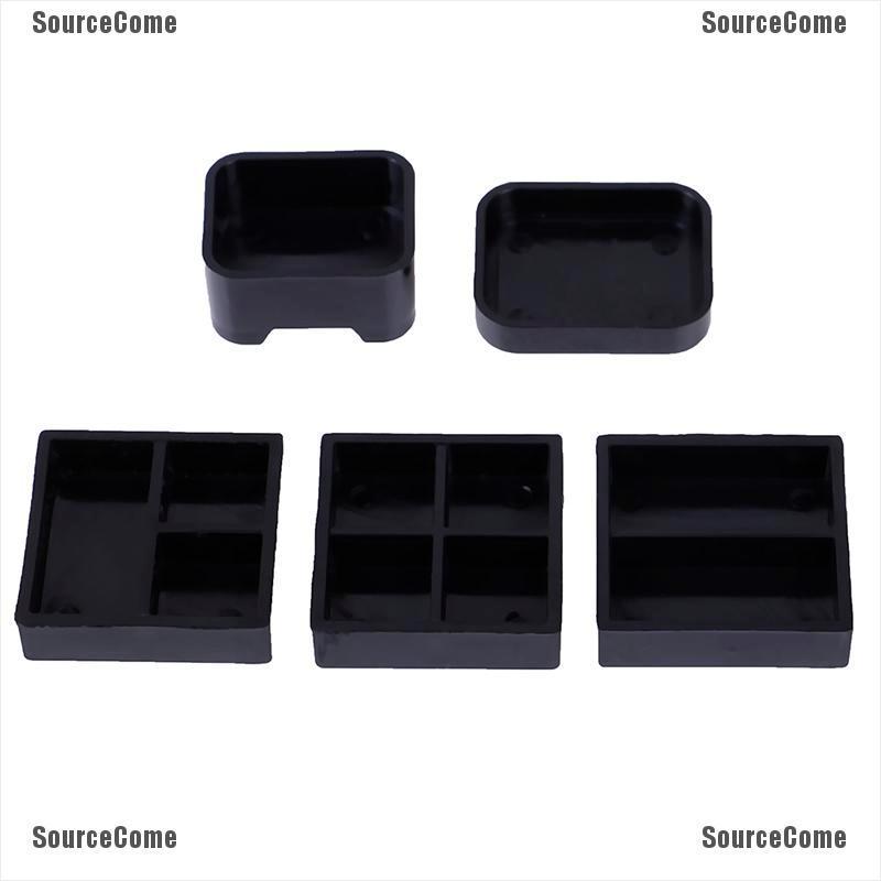 Set 5 Hộp Đựng Cơm Trưa Bằng Nhựa Tỉ Lệ 1: 12 Trang Trí Nhà Búp Bê