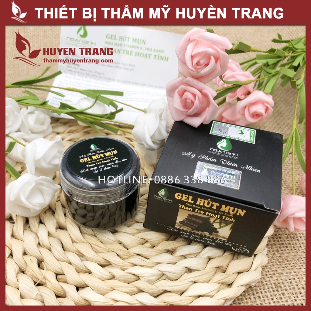 Mặt Nạ Gel Lột Mụn Than Tre Hoạt Tính Chuyên Hút Mụn Đầu Đen, Mụn Cám, Mụn Mũi - Thẩm Mỹ Huyền Trang