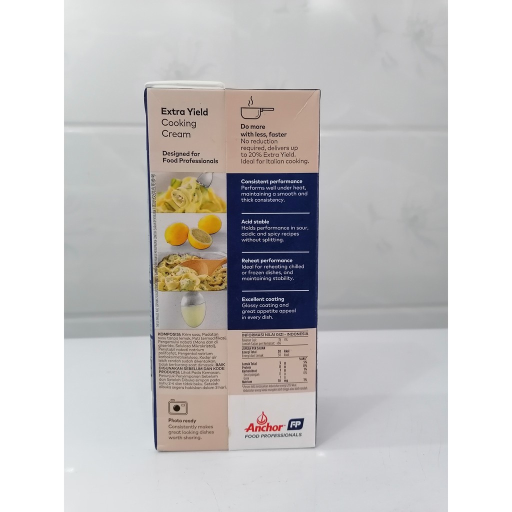 KEM SỮA NẤU ĂN   ANCHOR Extra Yield Cooking Cream