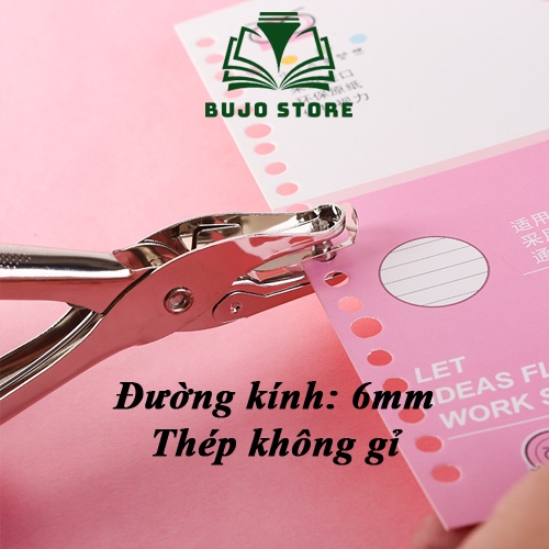 [Bujo]  Bấm lỗ giấy ruột refill A4 B5 A5 A6 A7 sổ còng kế hoạch bullet journal
