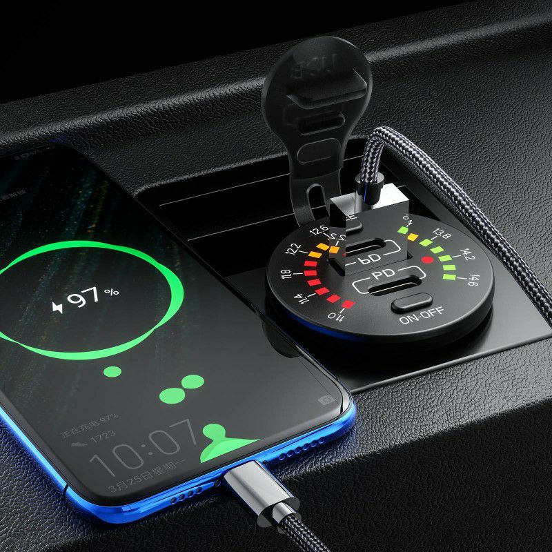 Bộ sạc nhanh Ôtô, xe máy QC3.0 công suất 30W