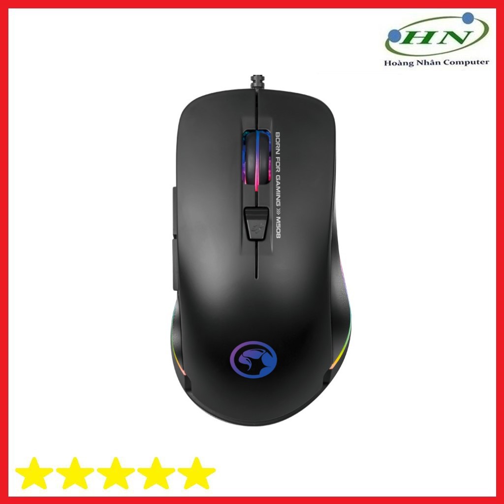 [Mã SKAMSALE03 giảm 10% đơn 200k] Mouse Marvo M508 đen LED