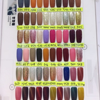 Sơn gel móng tay Haokou(bán lẻ màu,chọn màu ib)
