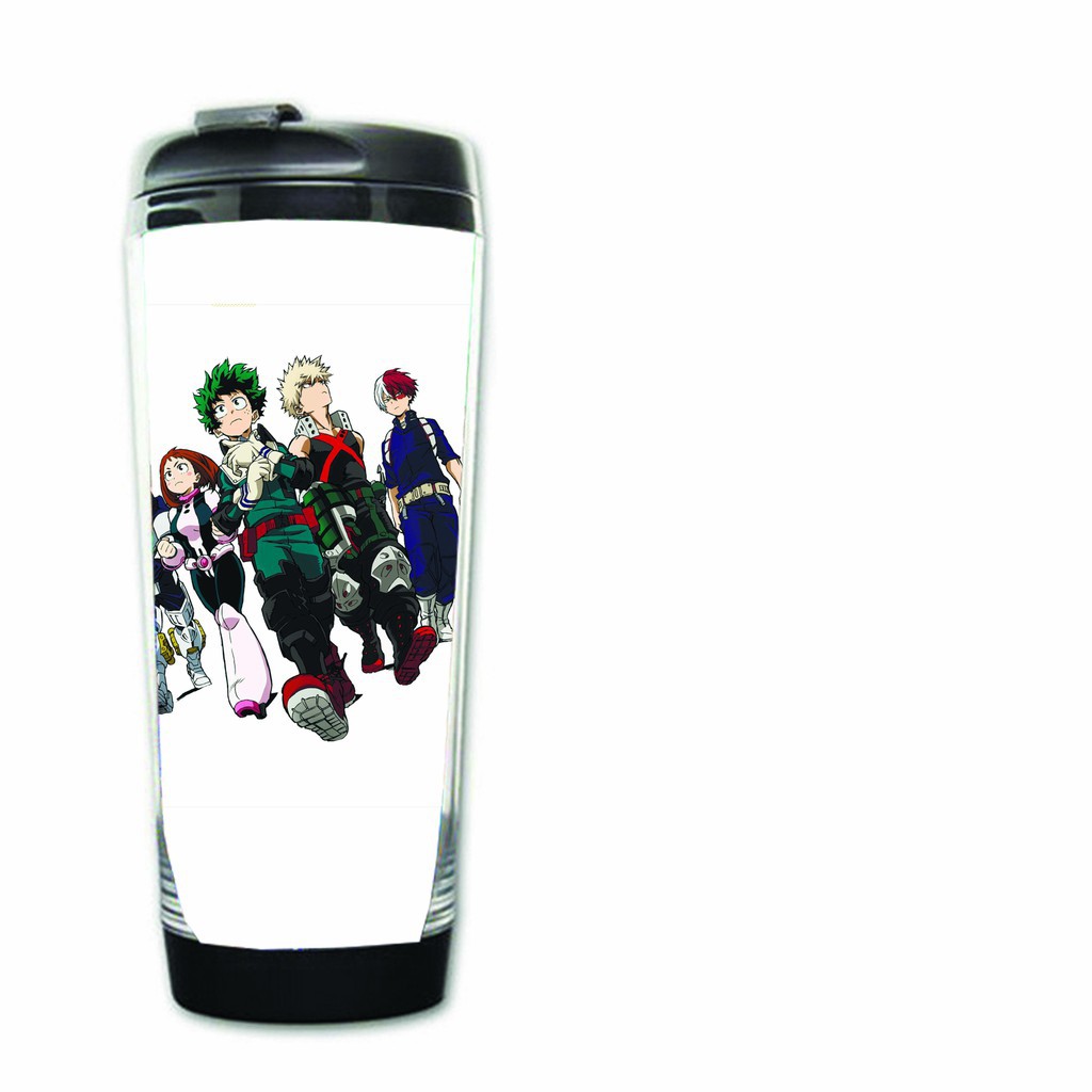 Bình đựng nước in hình Học Viện Anh Hùng BOKU NO HERO ACADEMIA My Hero Academy anime chibi xinh xắn