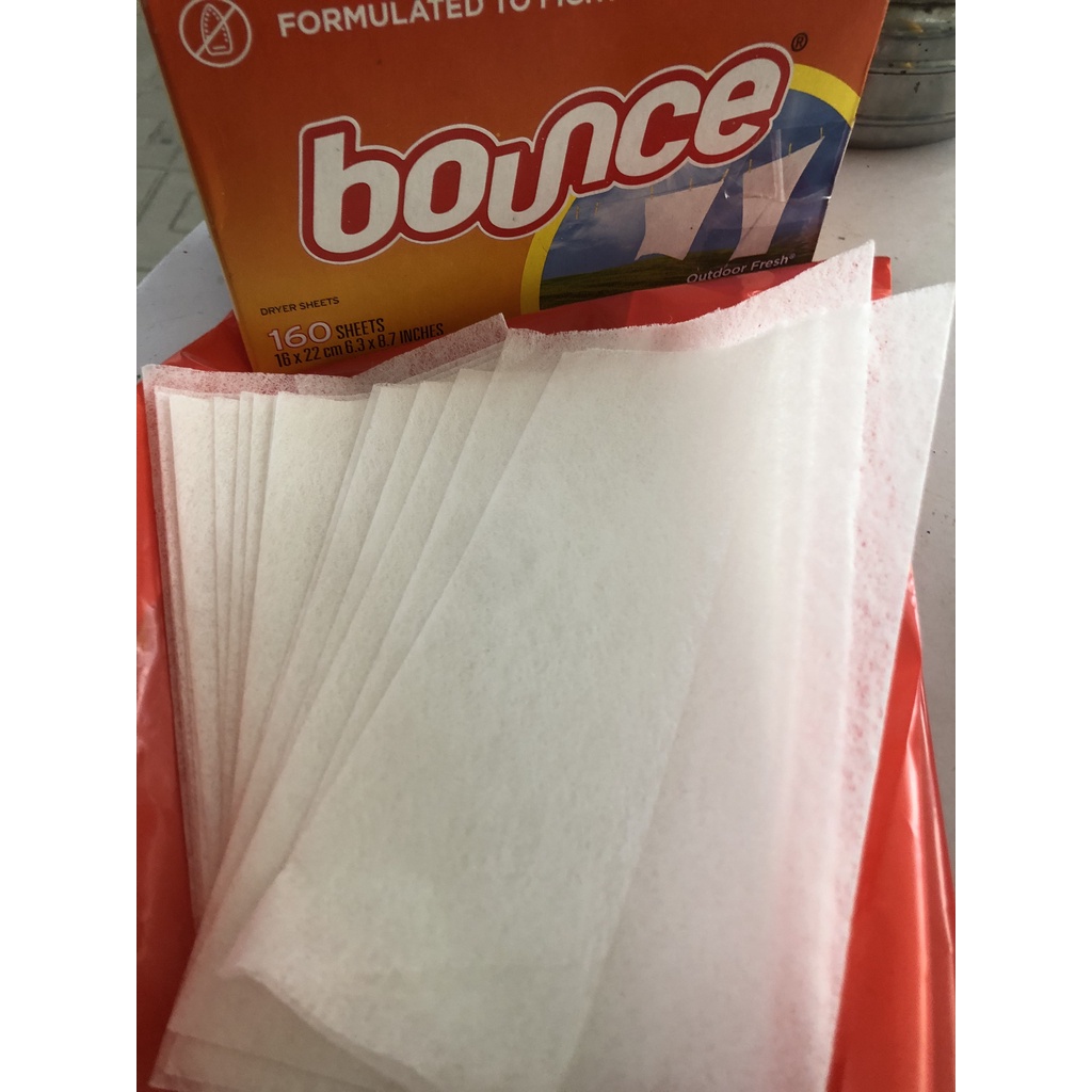 Giấy thơm quần áo Bounce Mỹ [TÁCH LẺ 1 TỜ]