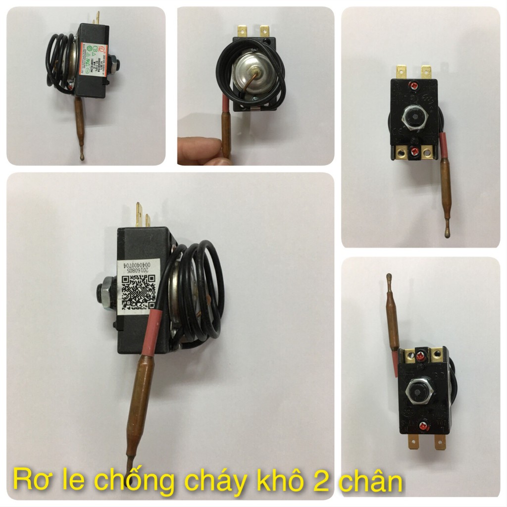 Rơ le Bình Nóng Lạnh ARISTON đời mới màu ghi có phao đồng