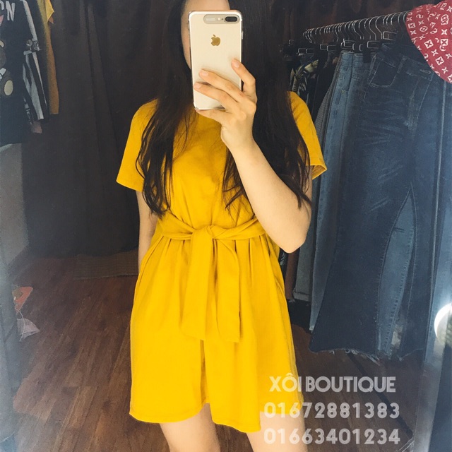 Váy zara buộc eo