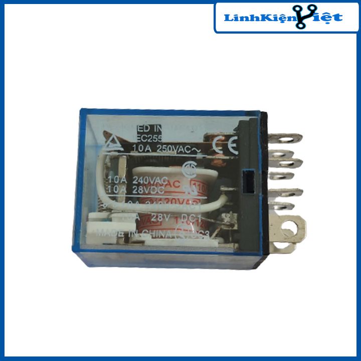 Relay trung gian Omron 110V 10A 8 chân (8P)