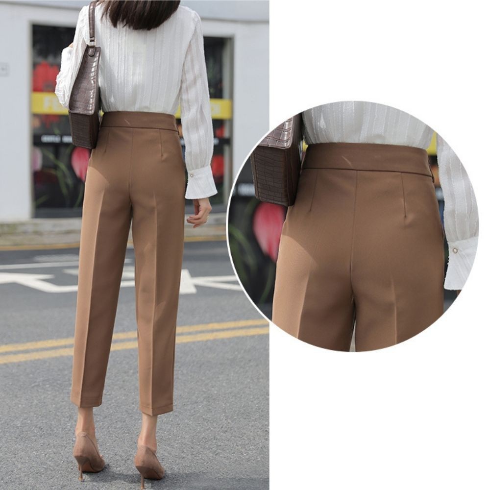 Quần Tây Công Sở Dáng Baggy Phối Nơ 3 Cúc Siêu Xinh