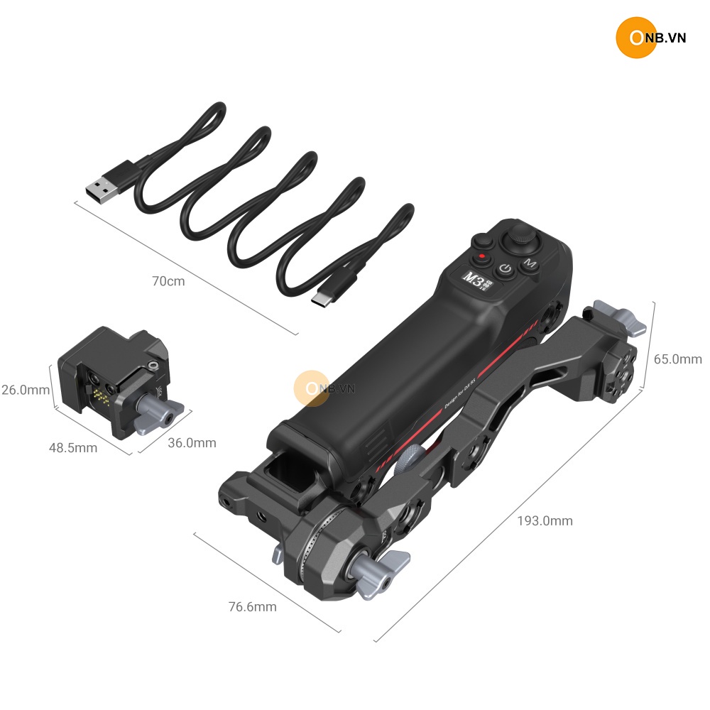 SmallRig Wireless Control Sling Handgrip DJI RS3 Pro và RS2 code 3919