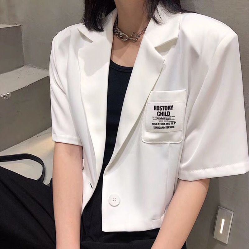 Áo Khoác Nữ Tay Ngắn Phong Cách Hàn Quốc Thời Trang | BigBuy360 - bigbuy360.vn