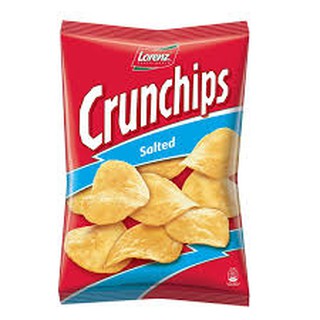 Khoai tây chiên Lorenz Crunchips vị muối & Salted Crunchips Lorenz 100g