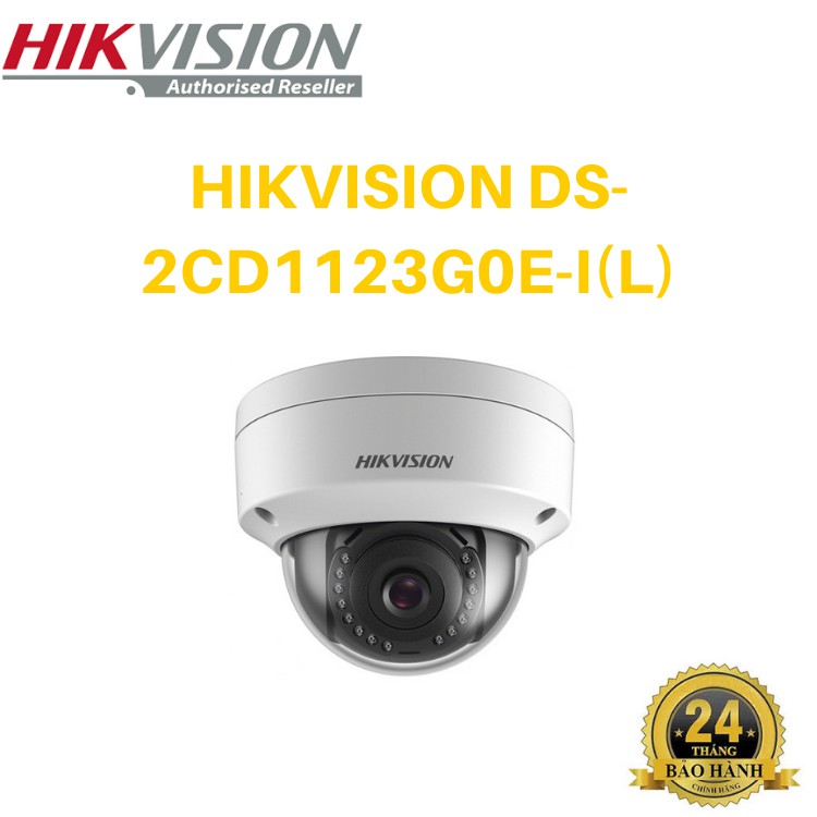 Camera IP Dome hồng ngoại 2.0 Megapixel HIKVISION DS-2CD1123G0E-I(L)