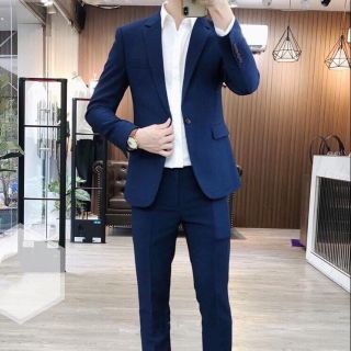 Bộ vest nam hót 2020 chất vải mềm, mịn, đẹp không nhăn, không xù