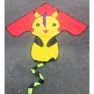 Diều pikachu + tặng tay cầm thả diều dài 150 mét dây