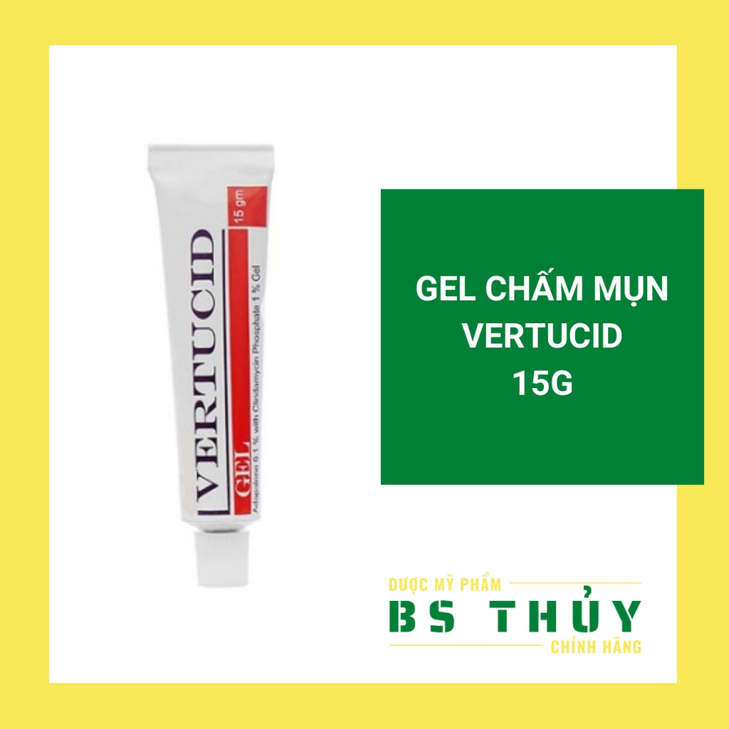 ✅ Gel bôi mụn VERTUCID 15G