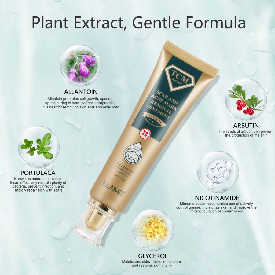 Gel Hỗ trợ giảm sẹo Và Mụn GLAMN ELAIMEI