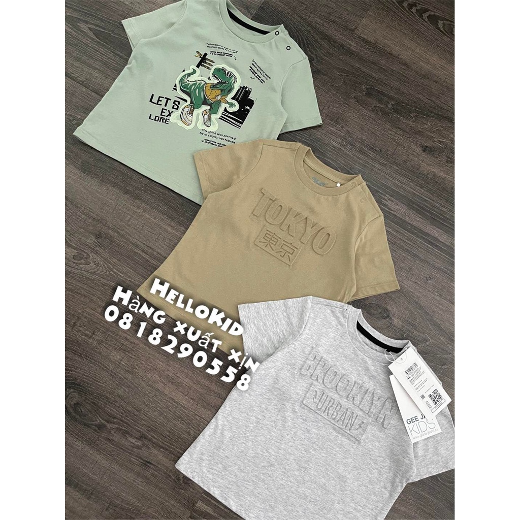 A458 - Áo thun hình nổi cho bé