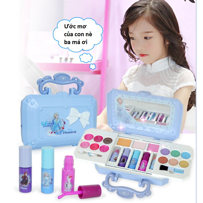 Đồ chơi trang điểm cho bé gái Disney Chính hãng cam kết an toàn tự nhiên - B34