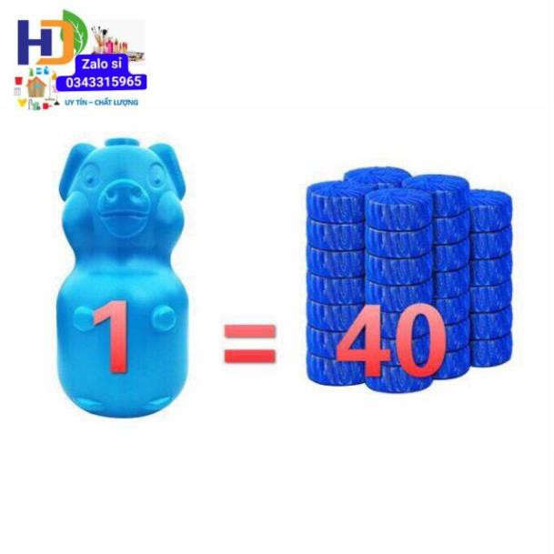 Lọ Heo Thả Bồn Cầu Diệt Khuẩn Siêu Tiết Kiệm  - Lợn Thả Bồn Cầu - Viên Thả Bồn Cầu