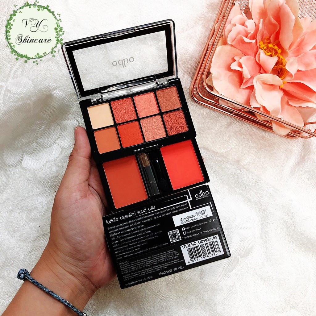 Set Phấn Mắt Và Má Hồng Odbo Eyeshadow And Blush OD1022