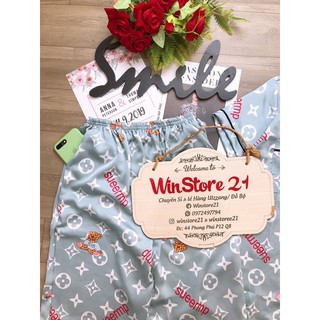 ( BigSize Satin ) Đồ Bộ Pijama Satin Bigsize Lửng