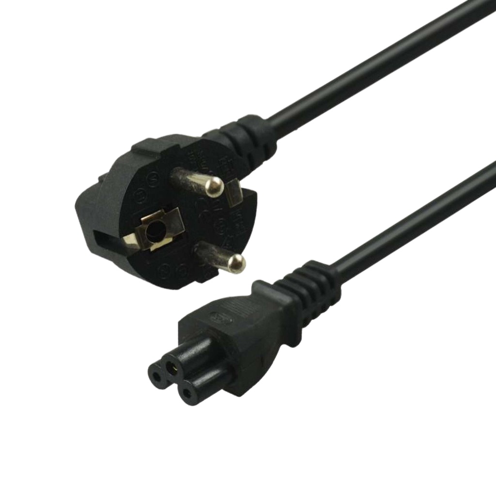 Dây Nguồn 3 Chân Tròn - Dây Nguồn 3 Chấu Tròn - Dây Nguồn 3 Cửa Tròn Cho Sạc Laptop 3 Chân Loại Tốt -