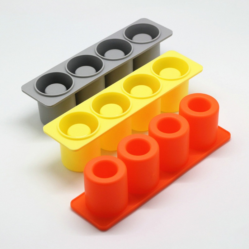 Khuôn Silicone Làm Chậu Trồng Cây Mọng Nước 4 Lỗ Tiện Dụng