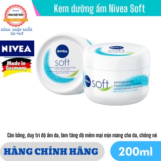 Kem dưỡng ẩm Nivea Soft 200ml