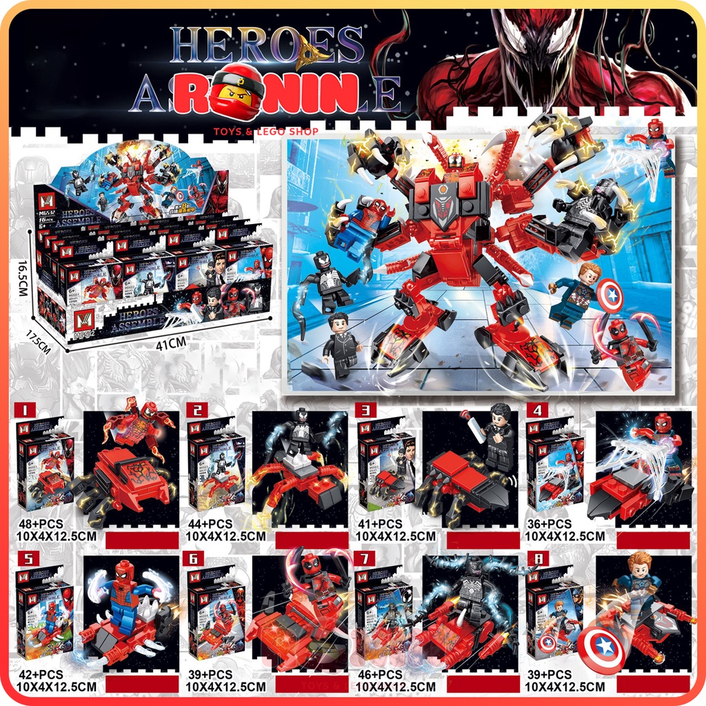 Bộ Đồ Chơi Lắp Ráp Spiderman Chiến Giáp Người Nhện Venom - Carnage