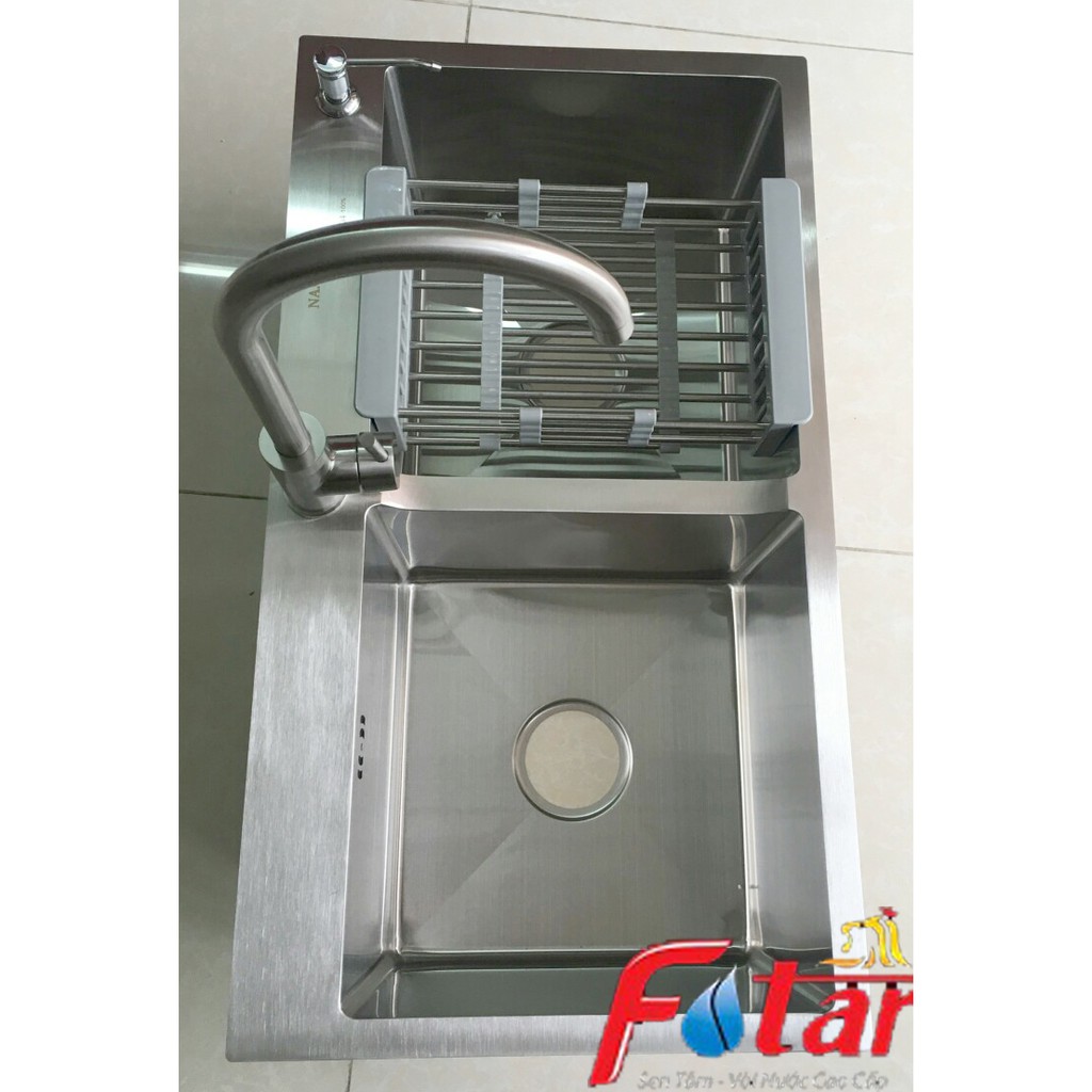 Chậu Rửa Bát INOX SUS 304 TẶNG RỔ RÚT ĐA NĂNG