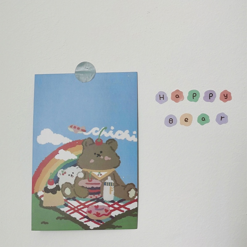 Miếng Dán Trang Trí Sổ Tay/ Sổ Tay Hình Chữ Cái Dễ Thương Đa Năng Cho Học Sinh Decor Giấy, nhãn dán