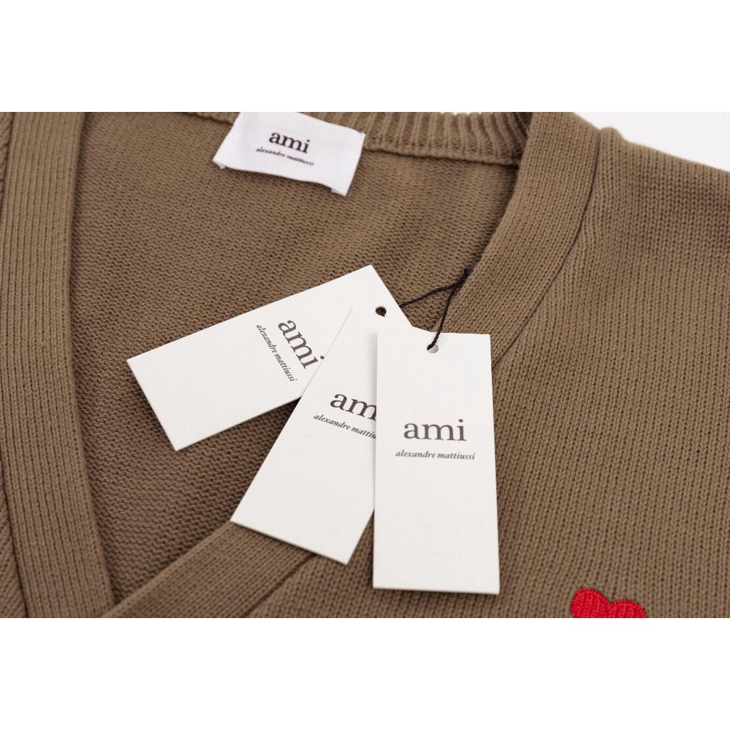 ❤❀  ❤ Áo Khoác Cardigan Dệt Kim Thêu Hình Trái Tim Thời Trang Unisex