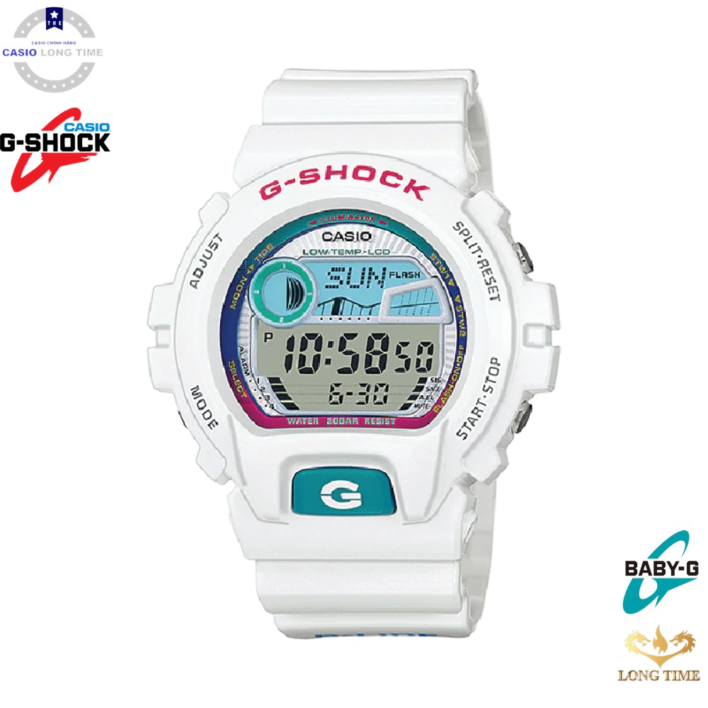 Đồng Hồ Nam Casio G Shock GLX-6900-7DR chống nước độ sâu 200m - Đồ Thị Thuỷ Triều -