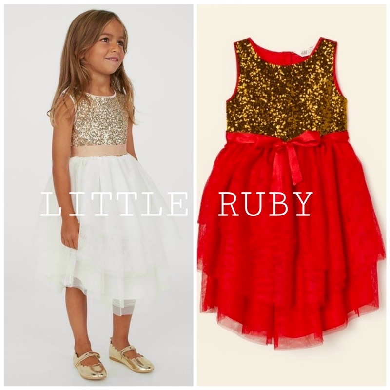 Váy kim sa - Váy sequin HM cho bé gái siêu đẹp đây ah, mẫu mới nhất năm nay các shop nhé, chất mềm nhẹ