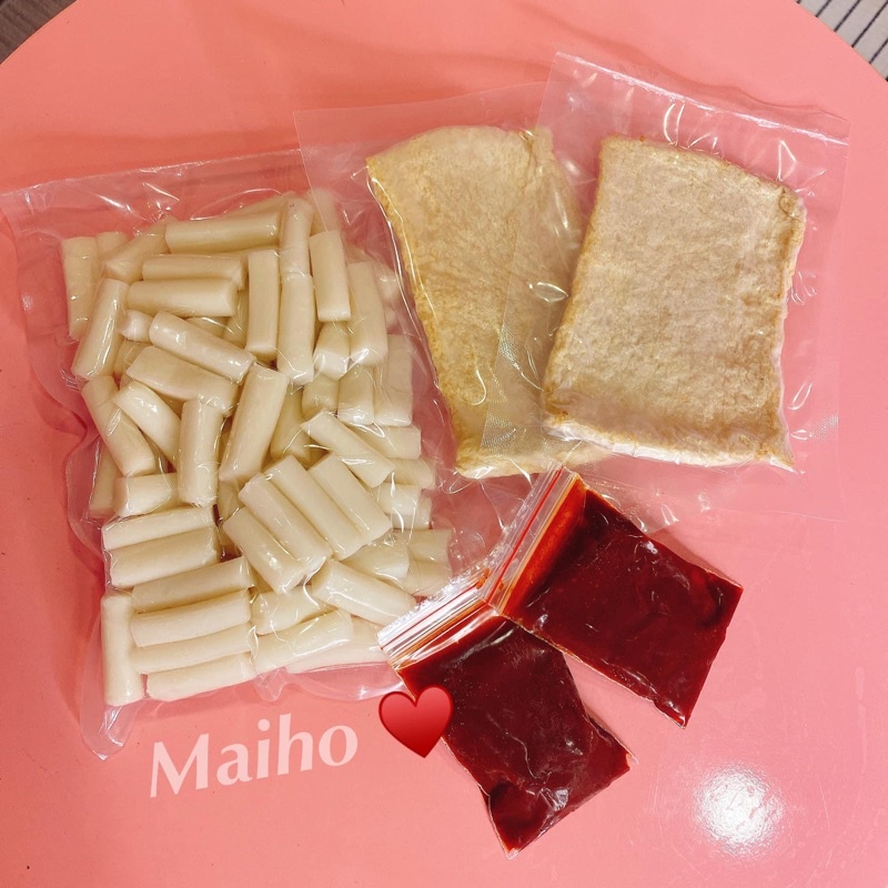 COMBO Bánh Gạo 500g + 100g Sốt + 2 Chả Cá