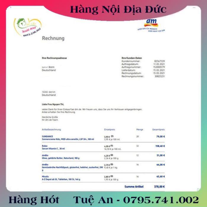 Serum Vitamin C sáng da, mờ thâm, chống lão hoá và nếp nhăn Balea Đức   .