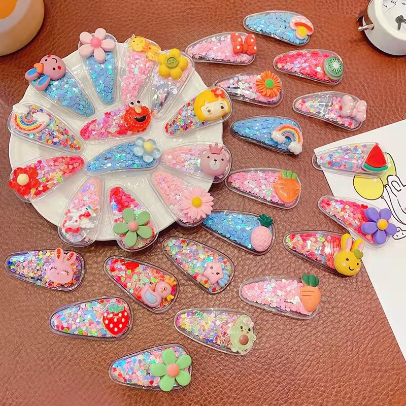 Kẹp Tóc Hình Trái Cây Hoạt Hình Xinh Xắn Cho Bé Gái