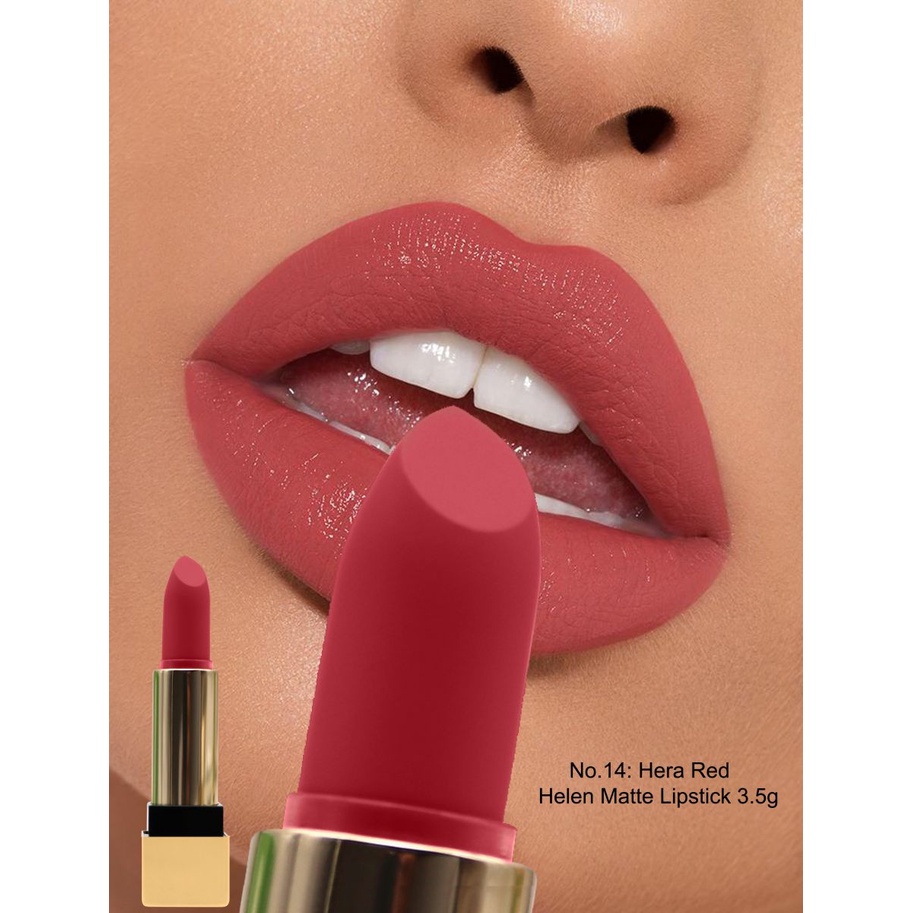 Son lì siêu mịn dưỡng ẩm & không trôi Helen Matte Lipstick 3.5g