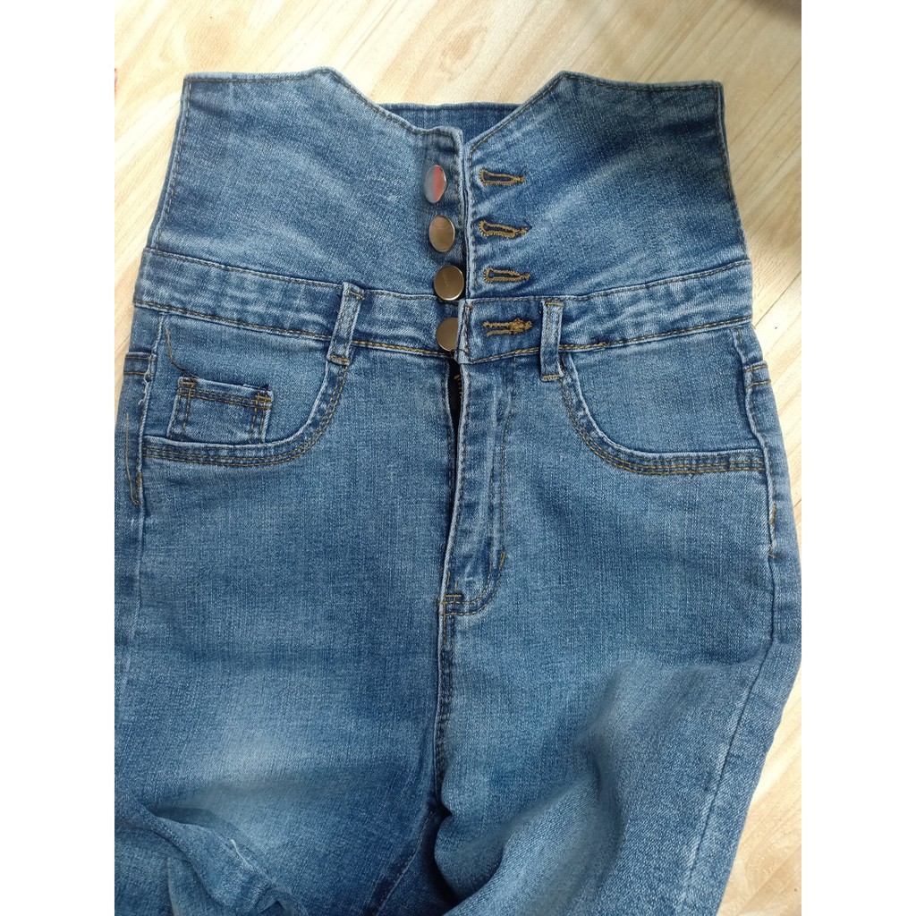 quần jean lưng cao cạp cao loại đẹp | BigBuy360 - bigbuy360.vn