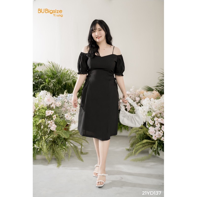 Đầm trễ vai BIG SIZE 55kg đến 95kg - 21YD137 - [BU Bigsize Young]