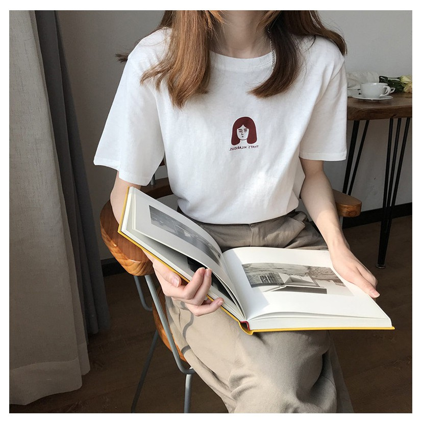 2021 Korean style Fashion Clothing Summer short sleeve tshirt Women loose large size blouseclothes