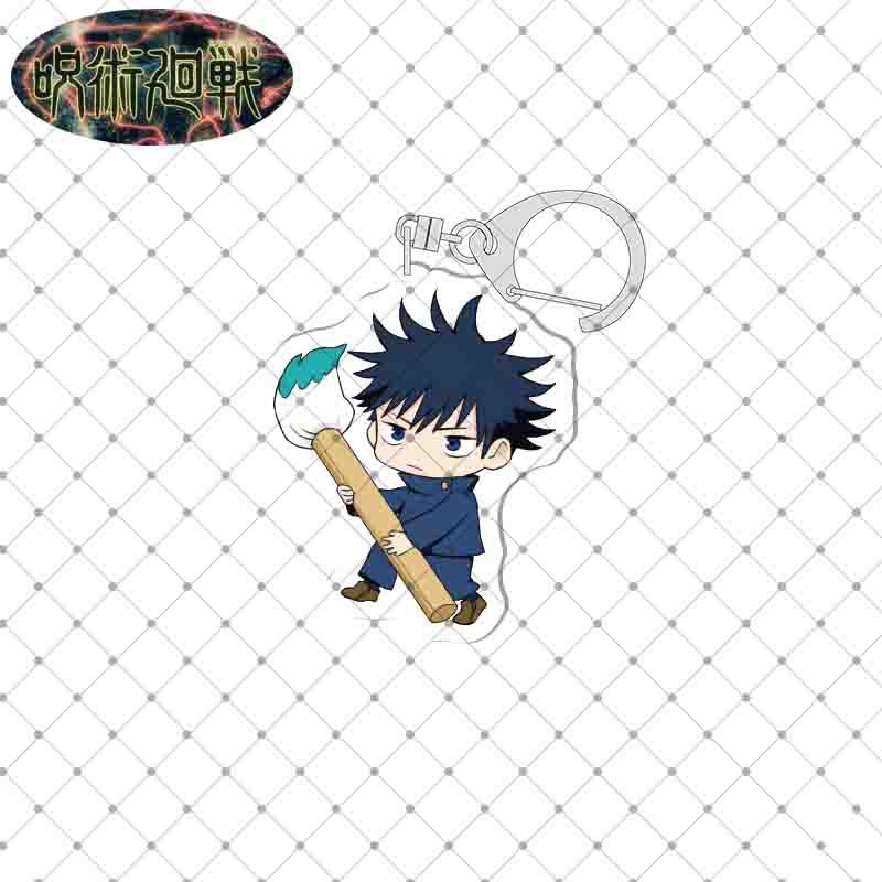 Móc khóa acrylic họa tiết nhân vật Jujutsu Kaisen Gojo Satoru Megumi Yuji Itadori