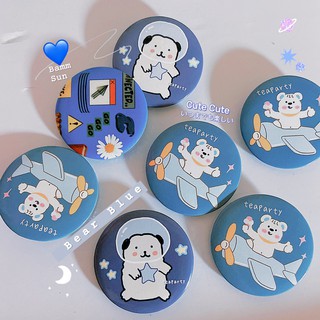 HUY HIỆU TRÒN/GHIM CÀI BALO, GIÀY HÌNH GẤU - ORDER 10 NGÀY