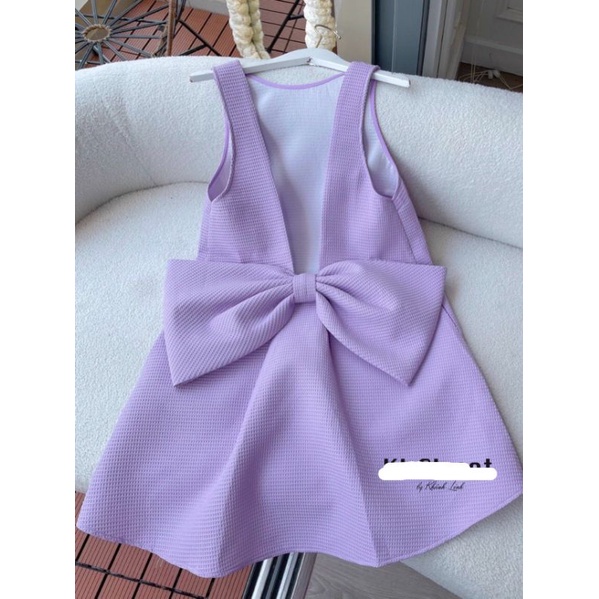 Váy nơ sát nách Đầm xuông hở lưng | BigBuy360 - bigbuy360.vn