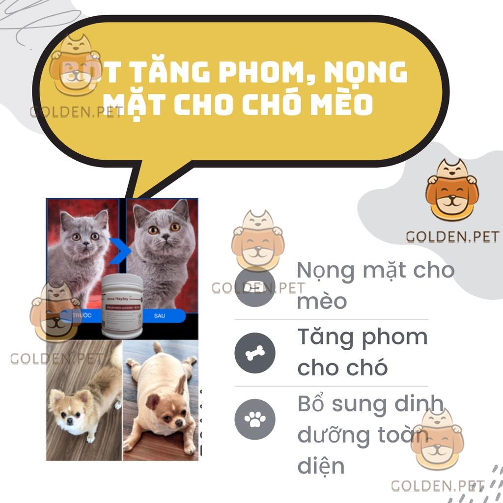 Bột tăng cân phom cho chó, tăng nọng mặt mèo, bổ sung dinh dưỡng, vitamin cho chó mèo gầy ốm, chậm phát triển hộp 258G